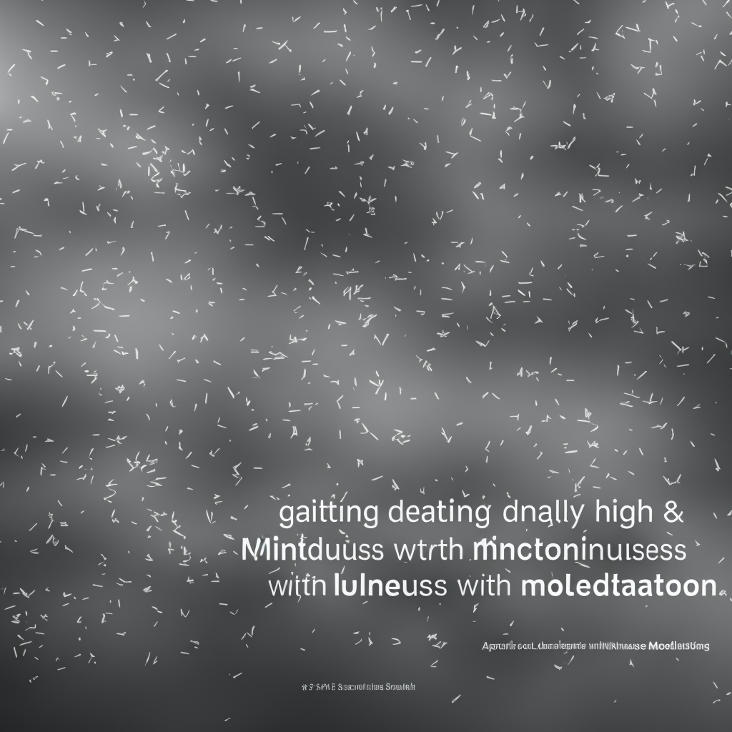 Gaining Momentum with Mindfulness & Meditation